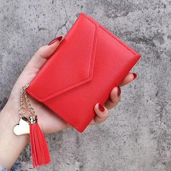 Portafoglio a tre ante, spazioso portamonete vintage, portafoglio in pelle PU, portafoglio multifunzionale di grande capacità per donna, regali per ragazze