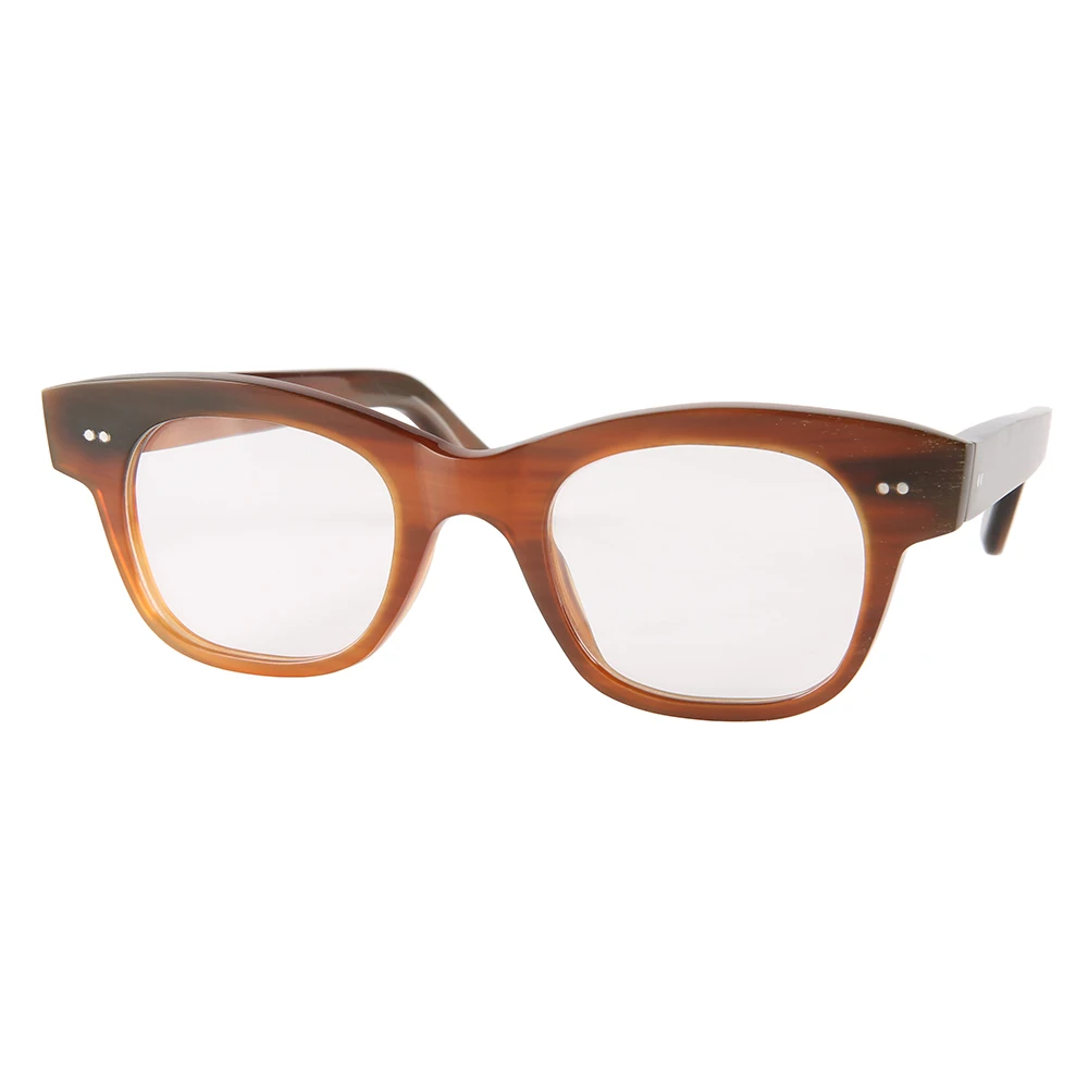 BigSquareMetalRivetsHandmadeClearTransparentJellyRedCoffee