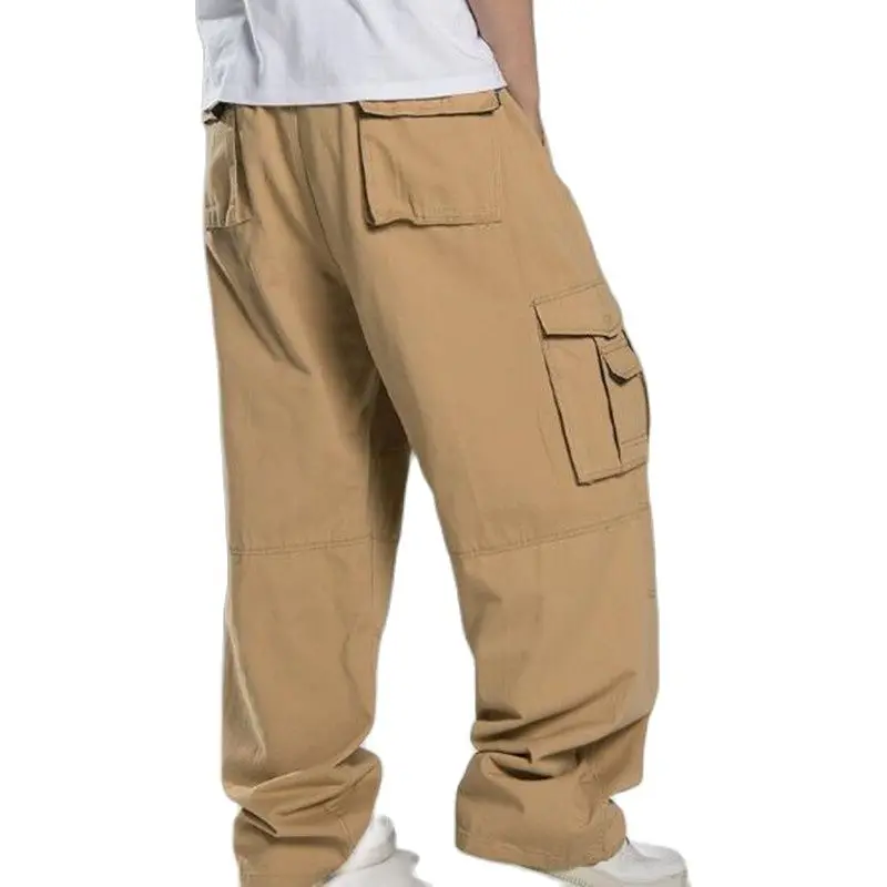

Men Sweatpants Hip Hop Dance Mens Trousers Pants Casual Loose Cargo Pants Wide Leg Male Clothing