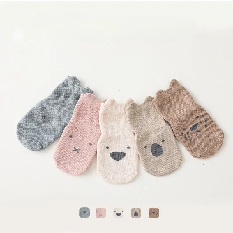 

Baby Floor Socks Baby Toddler Socks Non-slip Leg Warmers Mid-tube Baby Socks for Boys and Girls
