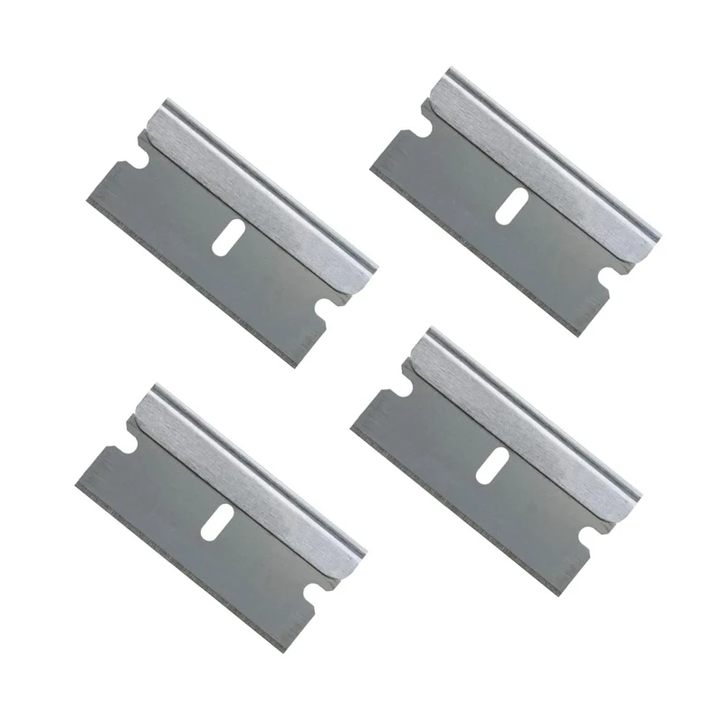 Rasiermesser-Schaberklingen, 20 Stück, Kunststoff-Schaber, Ersatz für Autoaufkleber, Entferner, Abziehbilder, Fensterglas, sauberer Schaber, Kleberentferner – Detail 7