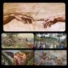 Renaissance Art Painting INS Tide Large Cartoon Anime Gaming Mouse Pad Keyboard Mouse Mats Desk Mat Accessories 1