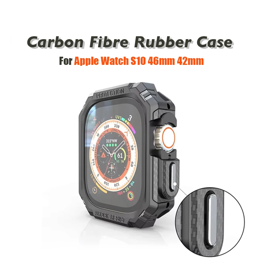 Sleek Carbon Fibre Protective Bumper Case