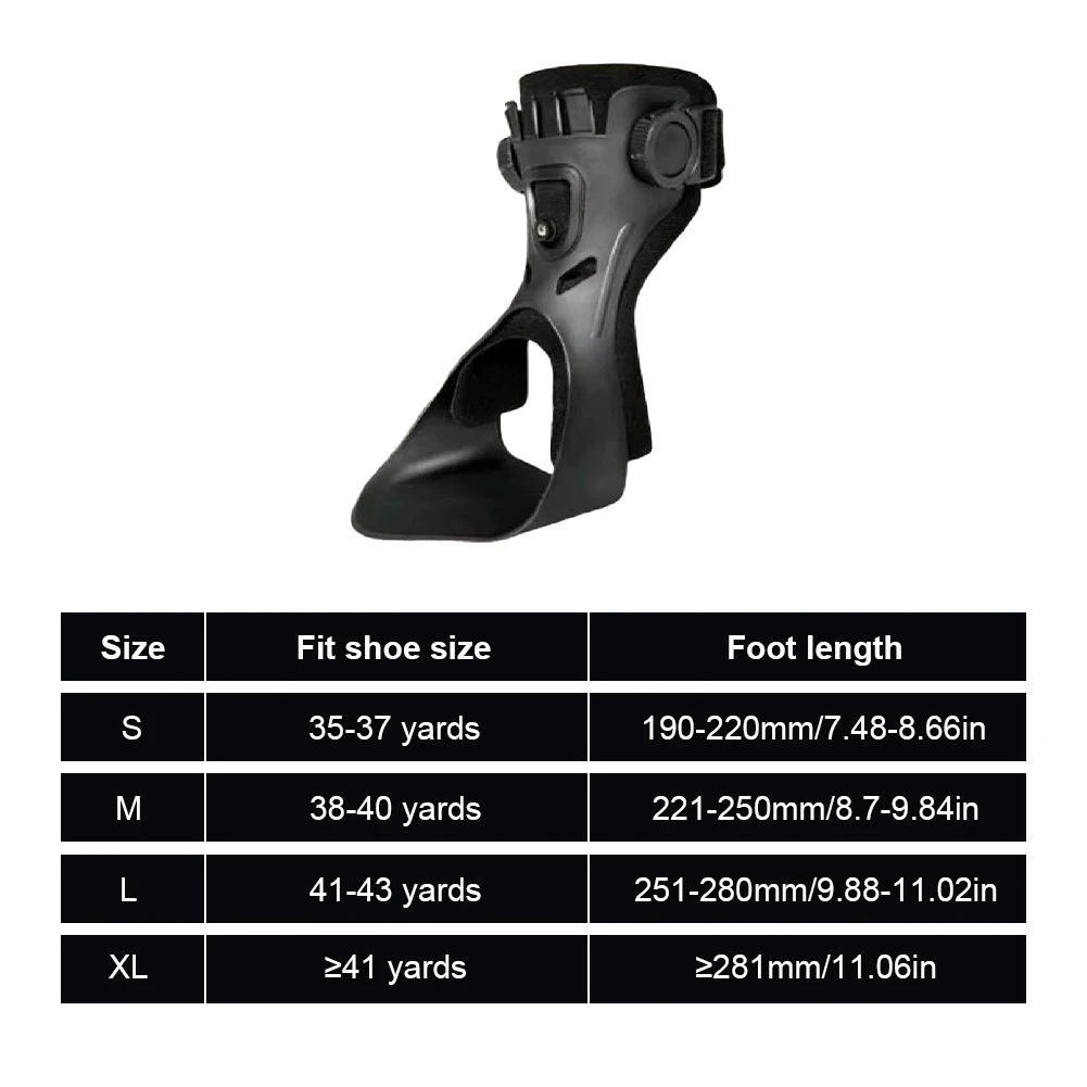 Ankle support brace drop foot brace support orthosis AFO ankle strap comfortable and safe for hemiplegia stroke walking no airbag style