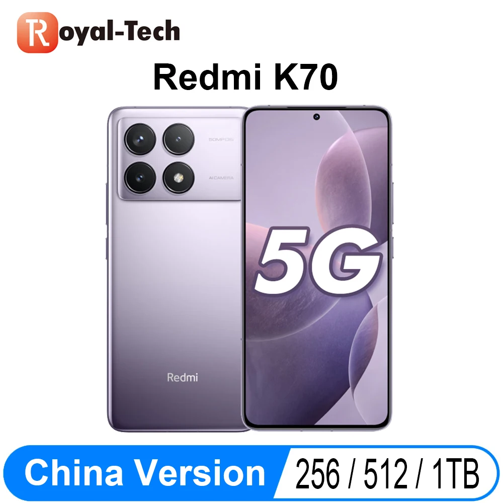 Xiaomi-Redmi k70スマートフォン,オリジナル,5g,snapdragon 8ー 
