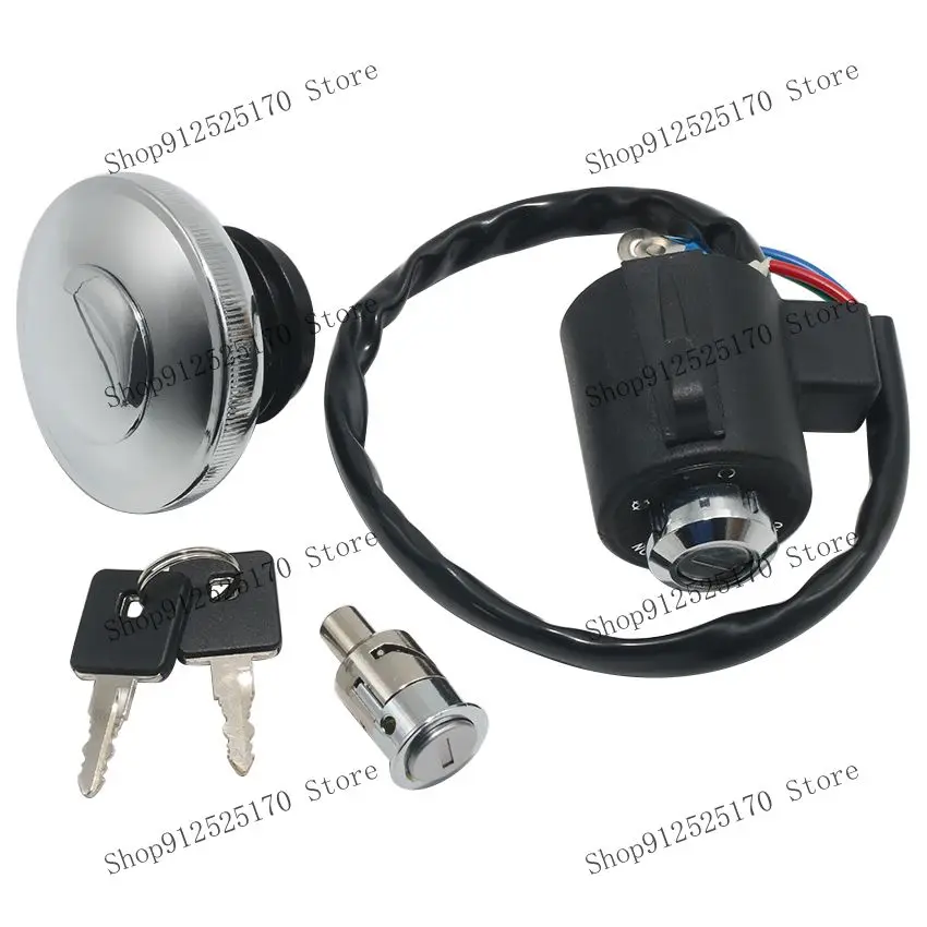 

Motorcycle Fuel Cap Seat Lock Ignition Switch With Key Kit For Harley Davidson XL1200 C S SPORTSTER 1200 CUSTOM SPORT 61272-92C