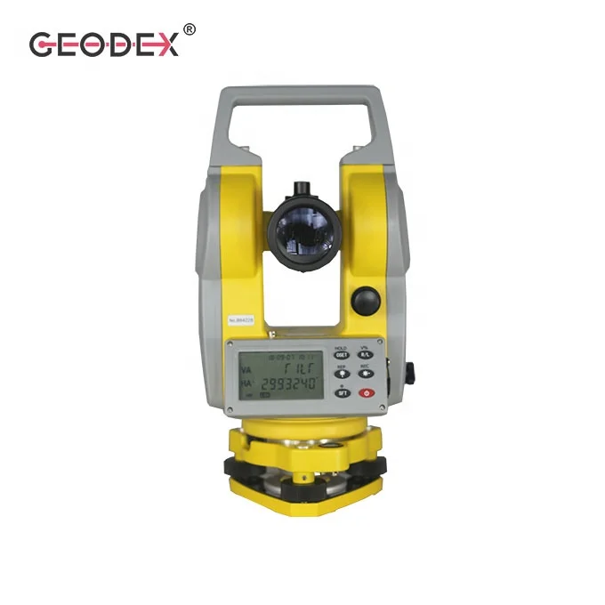 

Electronic Theodolite High Precision Laser Digital Theodolite DT-202L Surveying Instrument with Upward Laser Guidance