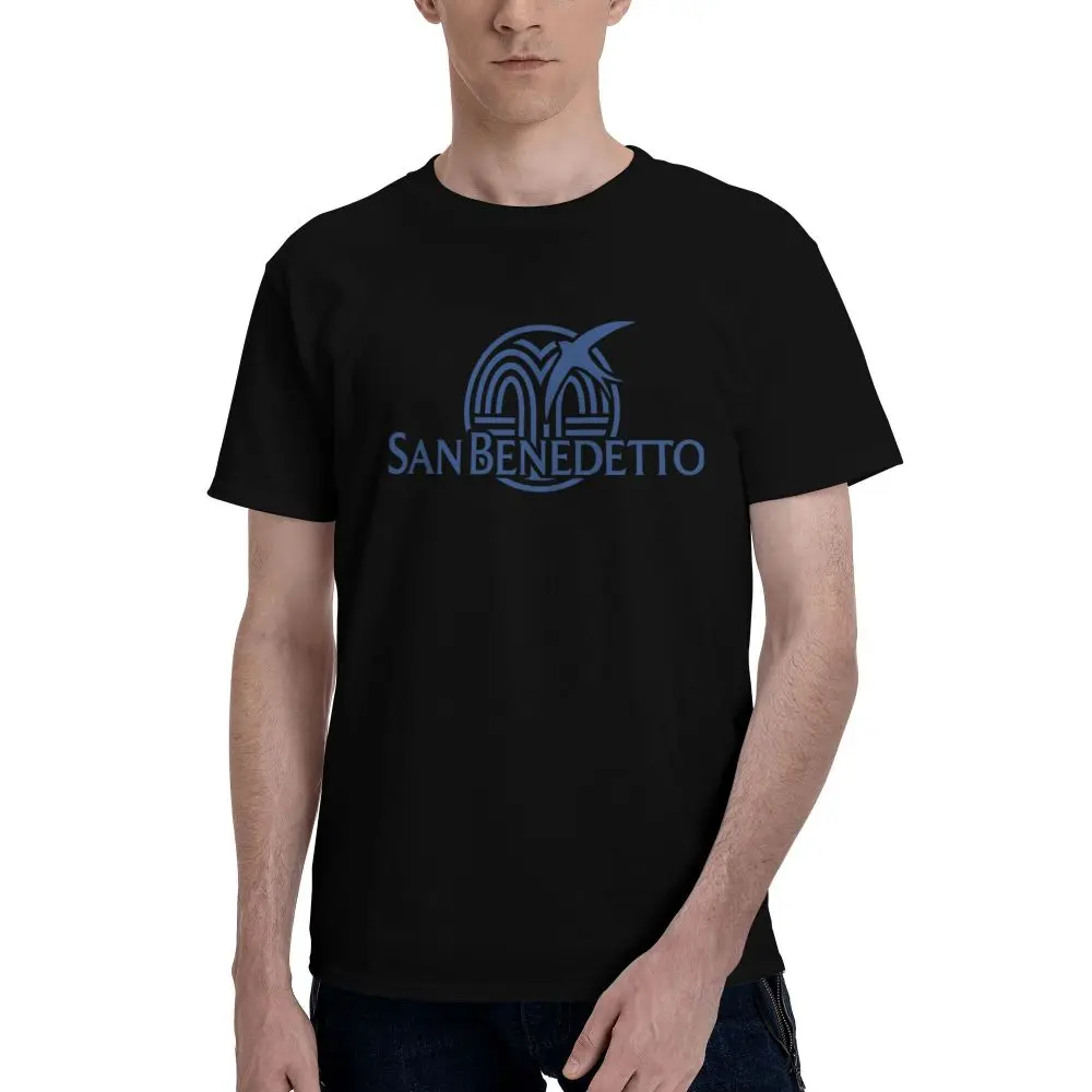 San Benedetto модная футболка с принтом Хлопковая мужская футболка мужские топы забавная футболка с коротким рукавом