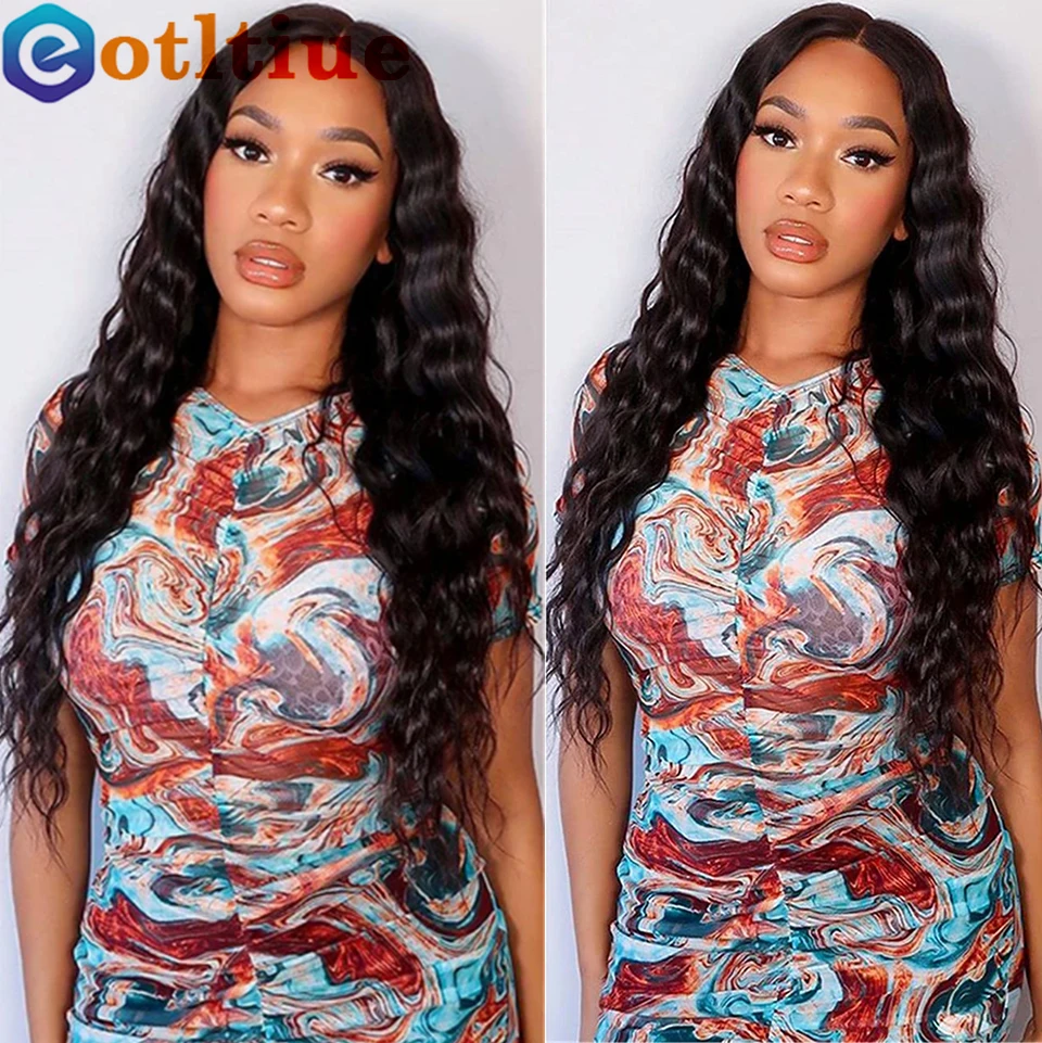 Hair Extensions, Loose Deep Wave Ponytail Human Hair Brazilian Remy Wrap Around Ponytail Human Hair Drawstring Clip In Extensions