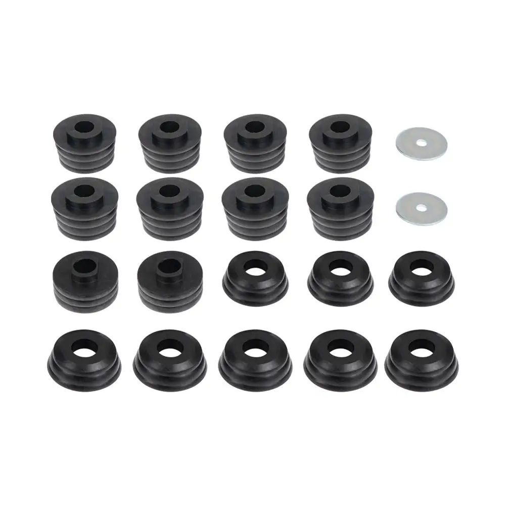 

Body Cab Mount Bushing Kit Compatible For 99-14 1500/2500 2WD/4WD Polyurethane Body Cab Mounts Washers
