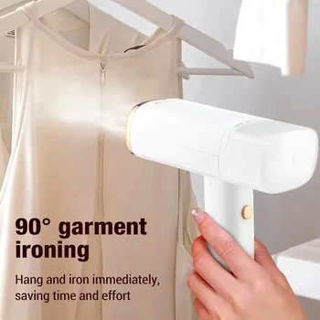 Piroscafo per indumenti da 120 ml Piroscafo per tessuti portatile Piroscafo per indumenti a calore rapido 1000 W Pulitore a vapore per ferro da stiro per viaggi a casa portatile 1