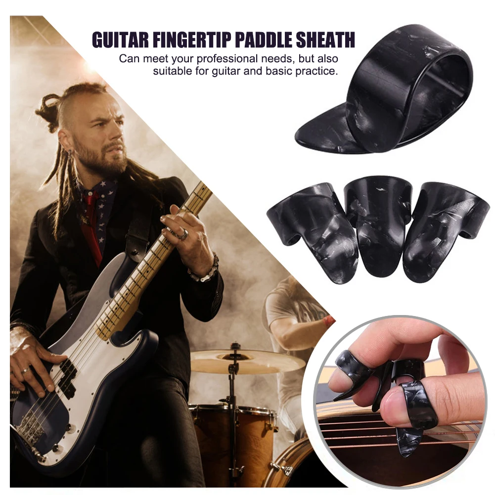 4Pcs Guitar Picks Electric Guitar Celluloid Thumb Pick for Ukulele Acoustic Guitar Replacement