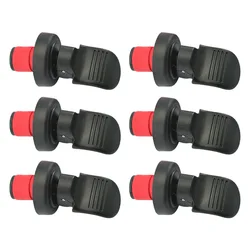 Premium Wine and Beverage Freshness Sealer with Rubber Stopper (6pcs Black)