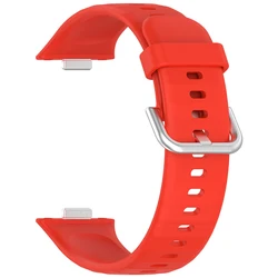 Silicone Replacement Strap Bracelet for Huawei Watch FIT 3 (Red Only Strap B)