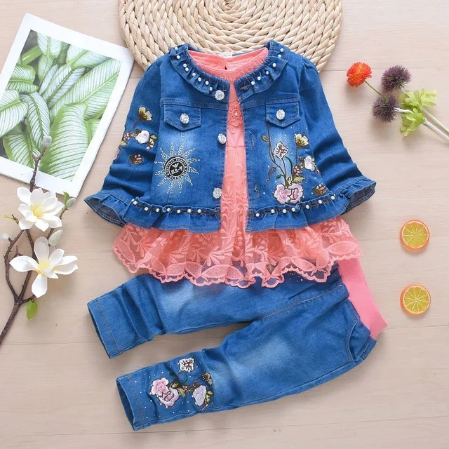 Cstar01, baby girl dress, Western Top Denim Jeans for Baby Girls, Girls  Casual Top &Jeans Clothing