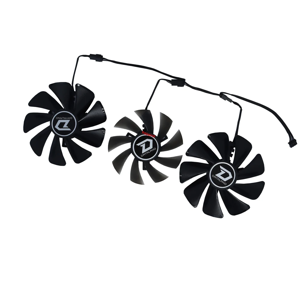 3Pcs/Set Diy Ga91S2H Gaa8S2U,Entilatore Per Schede Grafiche,Per Kuroutoshikou Galakuro Rd Rx 6800 Rx6800 Xt E16Gb Tp