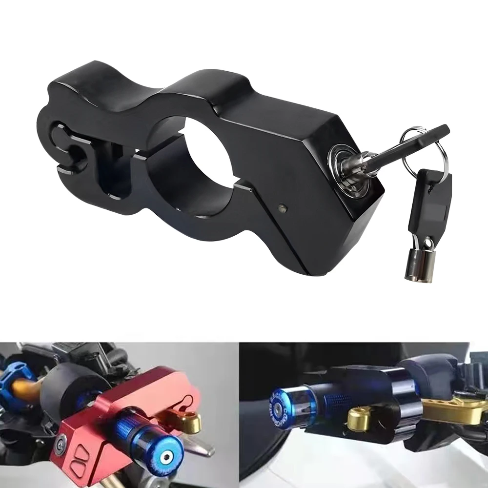 Motorcycle Brake Lever Locks Handlebar Lock Helmet Antitheft