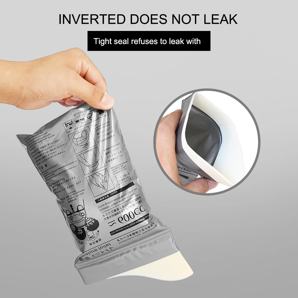 Car Urinate Bags 4-8PCS 600ML Camping Outdoor Easy Emergency Piss Bags For Baby Women Men Vomit Bag Portable Toilet Bathroom