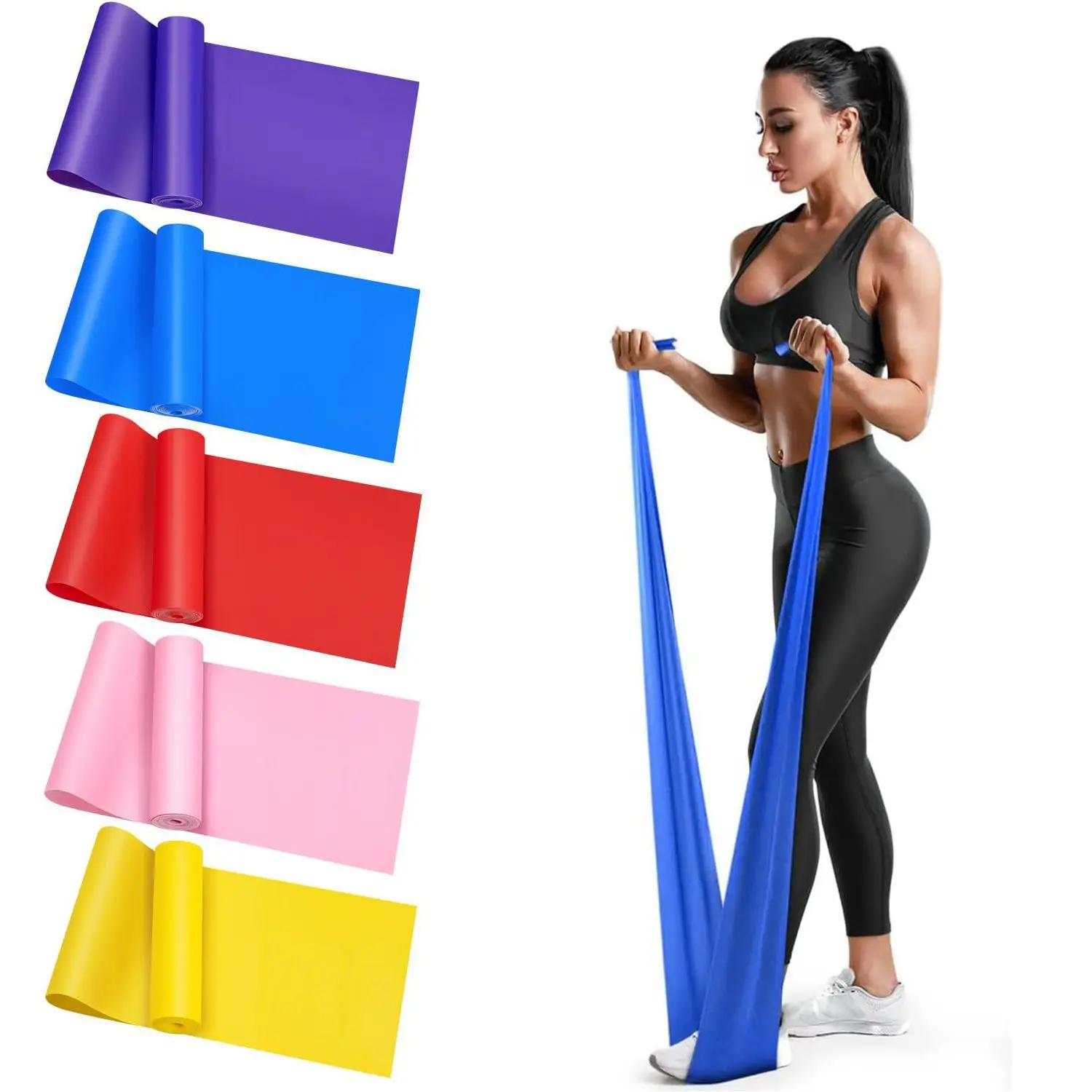 Newaner Elastici Fitness Bande, Banda Elastica Fasce 5 Livelli