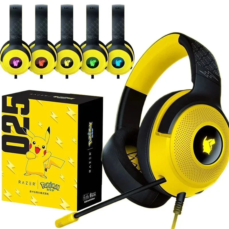 Razer Kraken V3 X Pokemon Pikachu Headworn gaming headphones