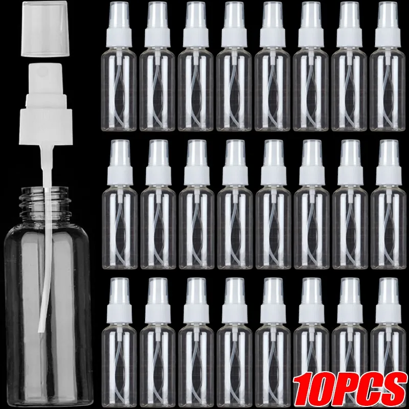 PET Plastic Refillable Spray Bottles Portable Travel Clear Empty Bottle Perfume Dispenser Container Atomizer Spray Bottles
