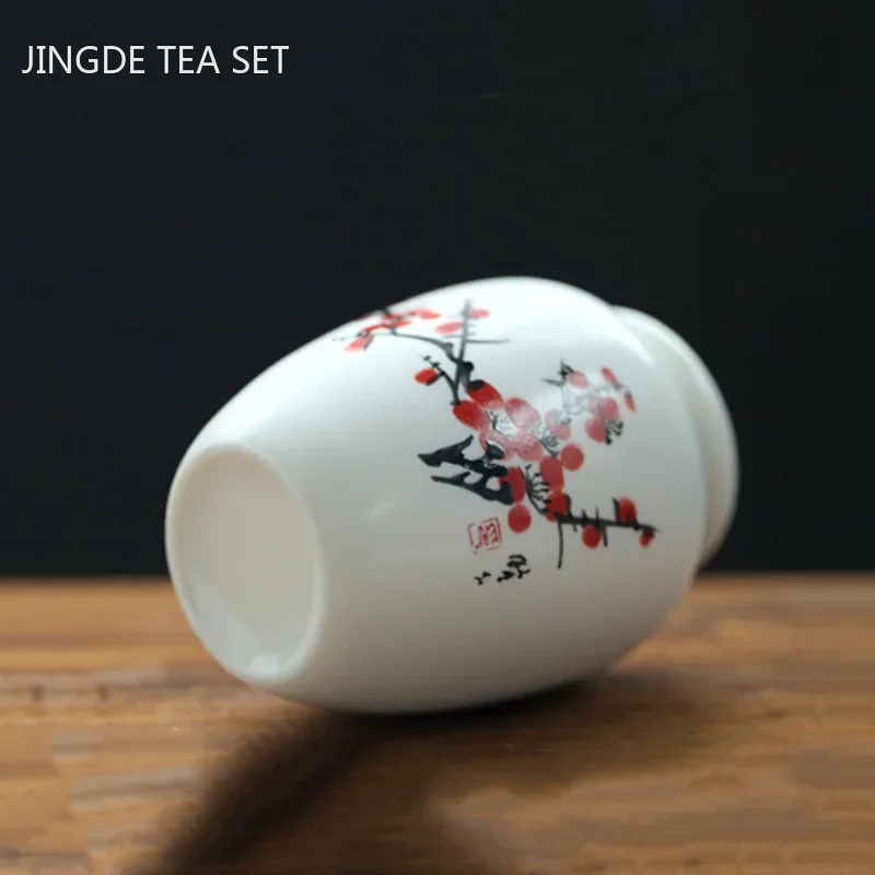 Portable Ceramic Tea Caddy Storage Sealed Tank Travel Coffee Moisture-proof Jar tea tin box,tea canister