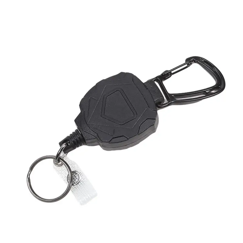 Neuer Ausweishalter mit Karabinerhaken, Taktischer ID-Halter mit Einziehbarer Rolle, Kletterkarabiner, Multifunktionales Zubehör – Detail 22