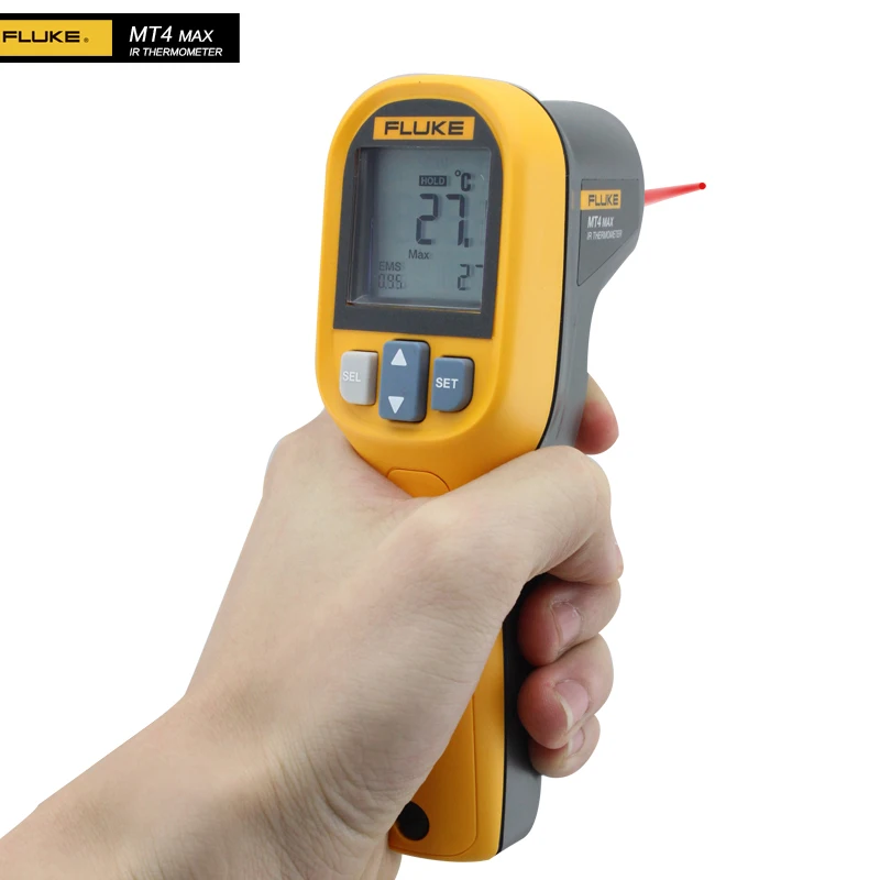 Fluke MT4 Max / MAX + handheld infrared thermometer point temperature gun  30-350℃ Waterproof IP40 High/Low Temperature Alarm - AliExpress