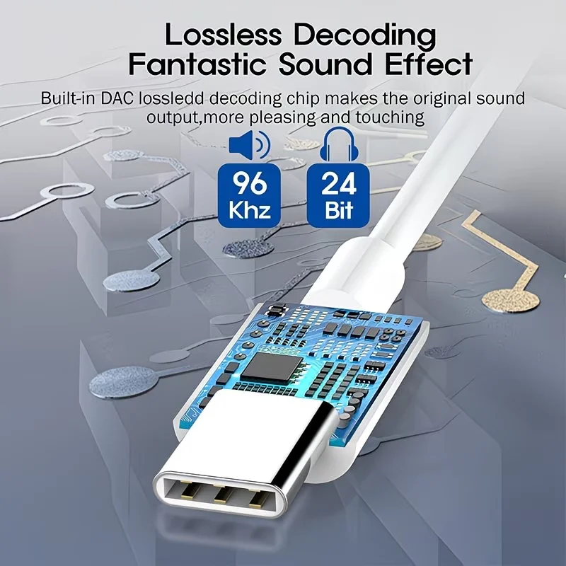 Universal USB-C to 3.5mm Audio Adapter - Premium Sound Dongle