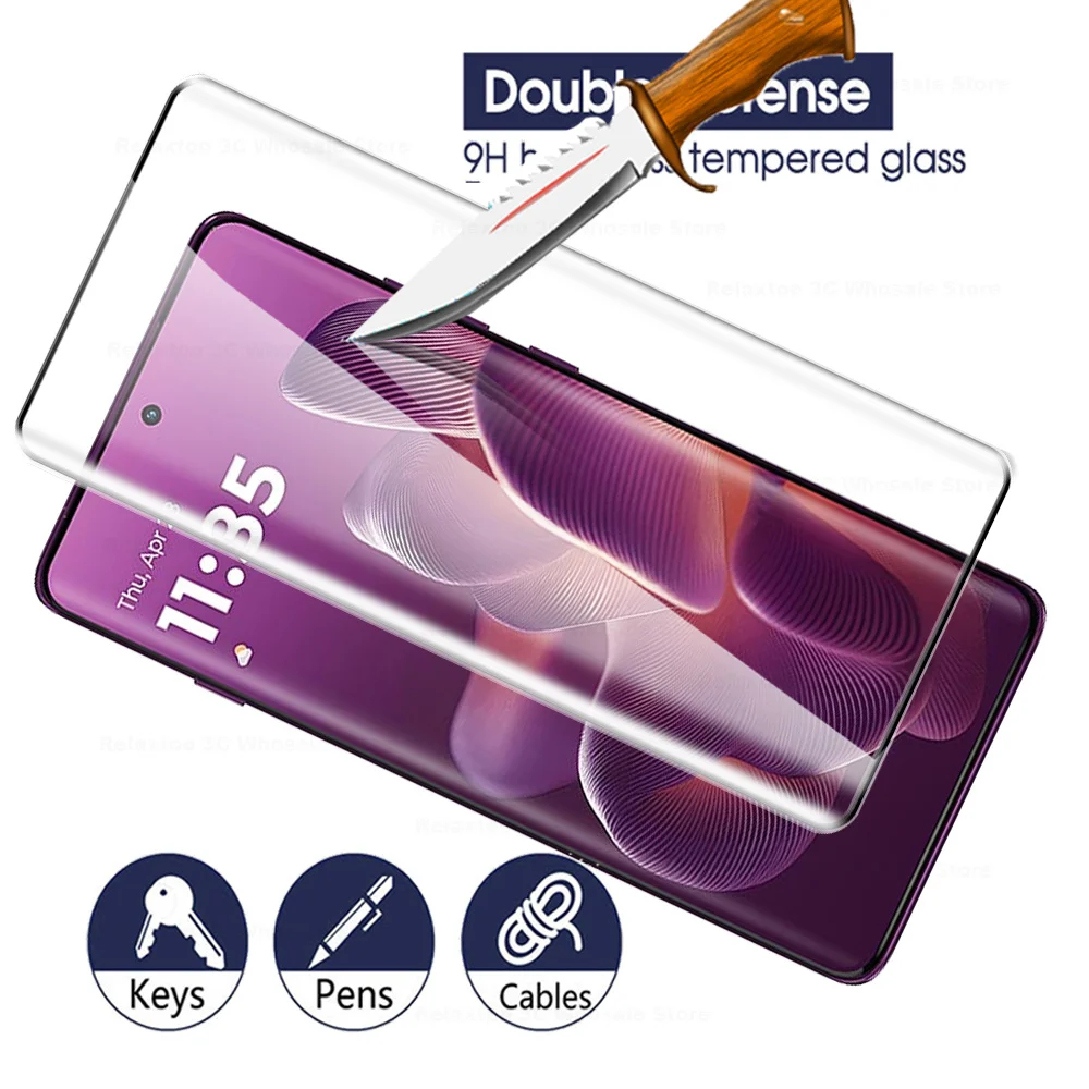 6-in-1 Premium Tempered Glass Screen Protectors with 10D Curved Design