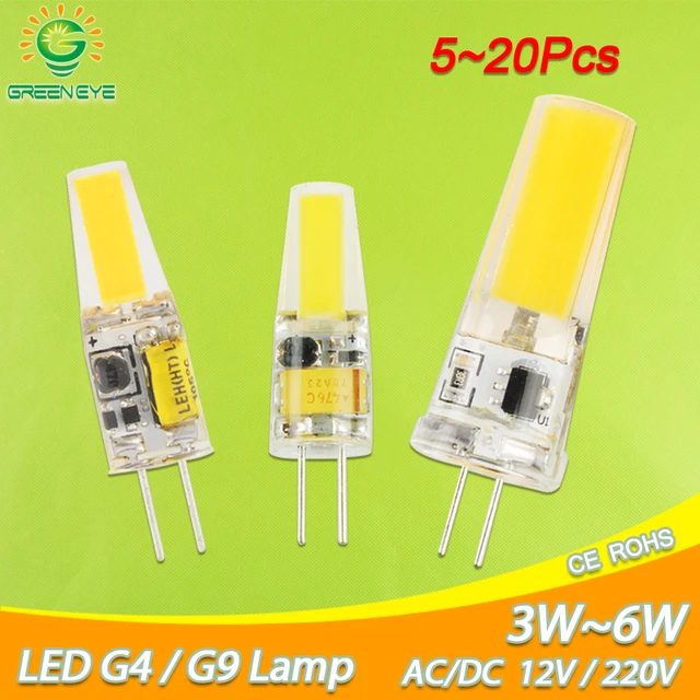 COB G4 LED Light Bulb Energy Saving Lights Super Bright DC 12V 4W 5W 7W 12W