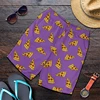 Funny Pizza Pattern Beach Shorts Men 3D Printing Pizza Board Shorts Swimsuit Summer Quick Drying Ice Shorts Sportwear GYM Shorts 4