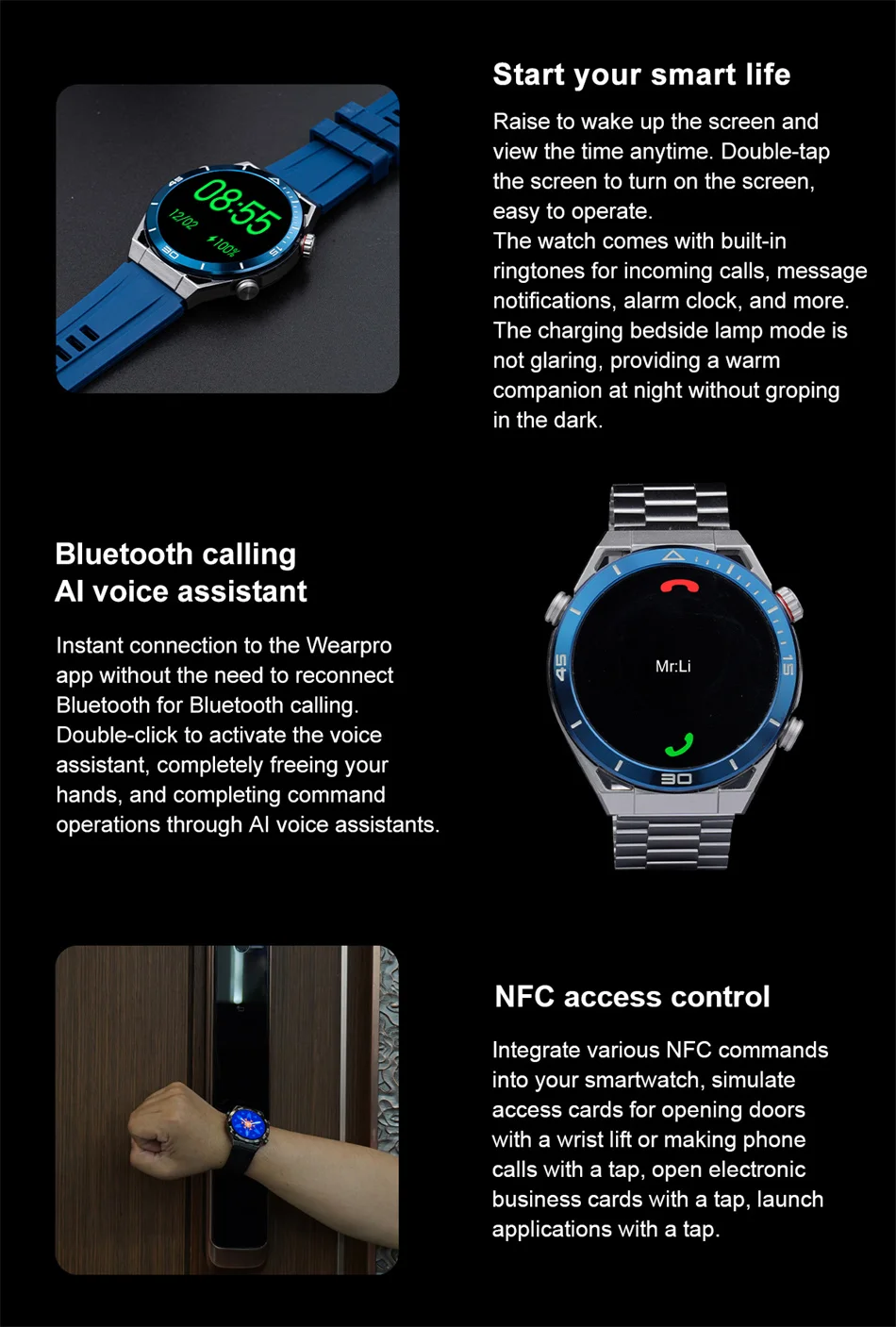  Ʈ ġ AMOLED DT Ʈ Ʈ ECG  ȭ, GPS Ʈ ħ, IP68  Ʈġ, iOS ȵ̵, 2024