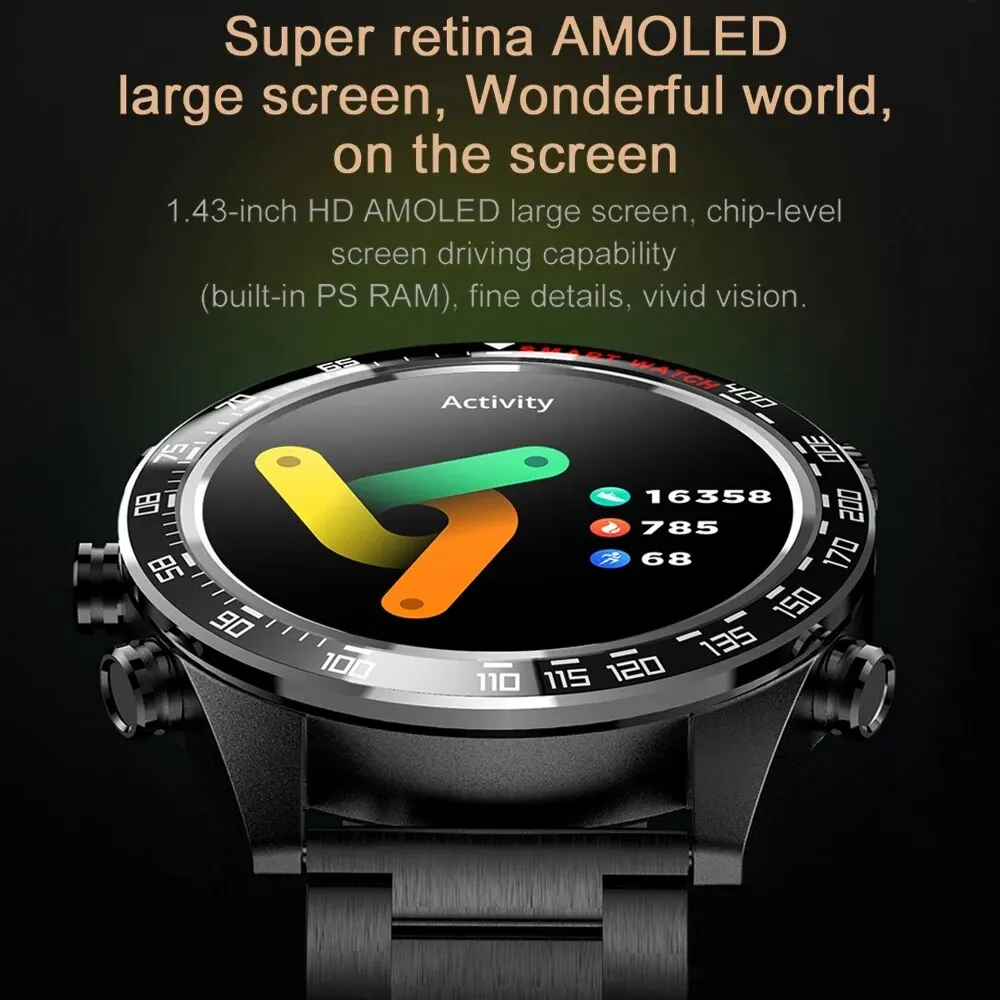 GPS AMOLED NFC |? ? ?e?a?U ?o? ?, 1.43 ?, 466x466 HD ?Oo?禩, u IP68 ??, BT ?aOo |