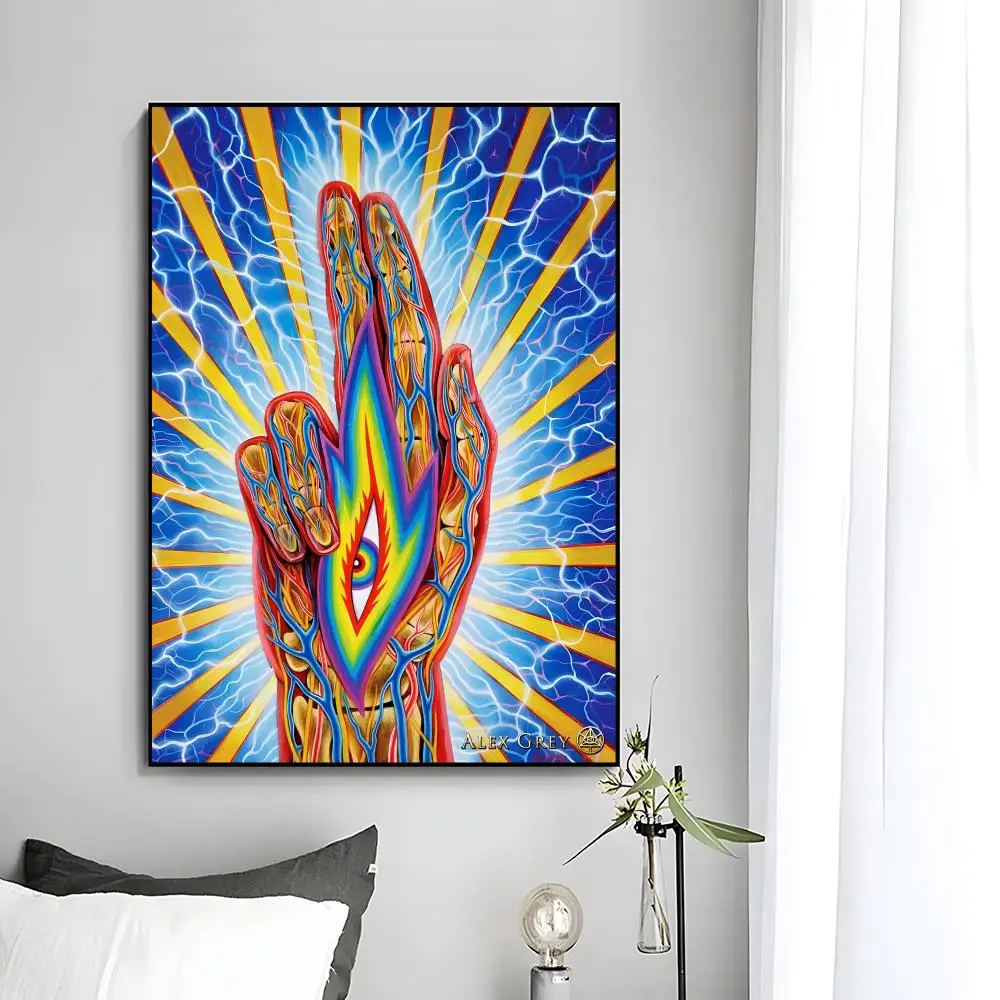 Visionary Art Poster by Alex Grey - Decorative Mural Wall Art