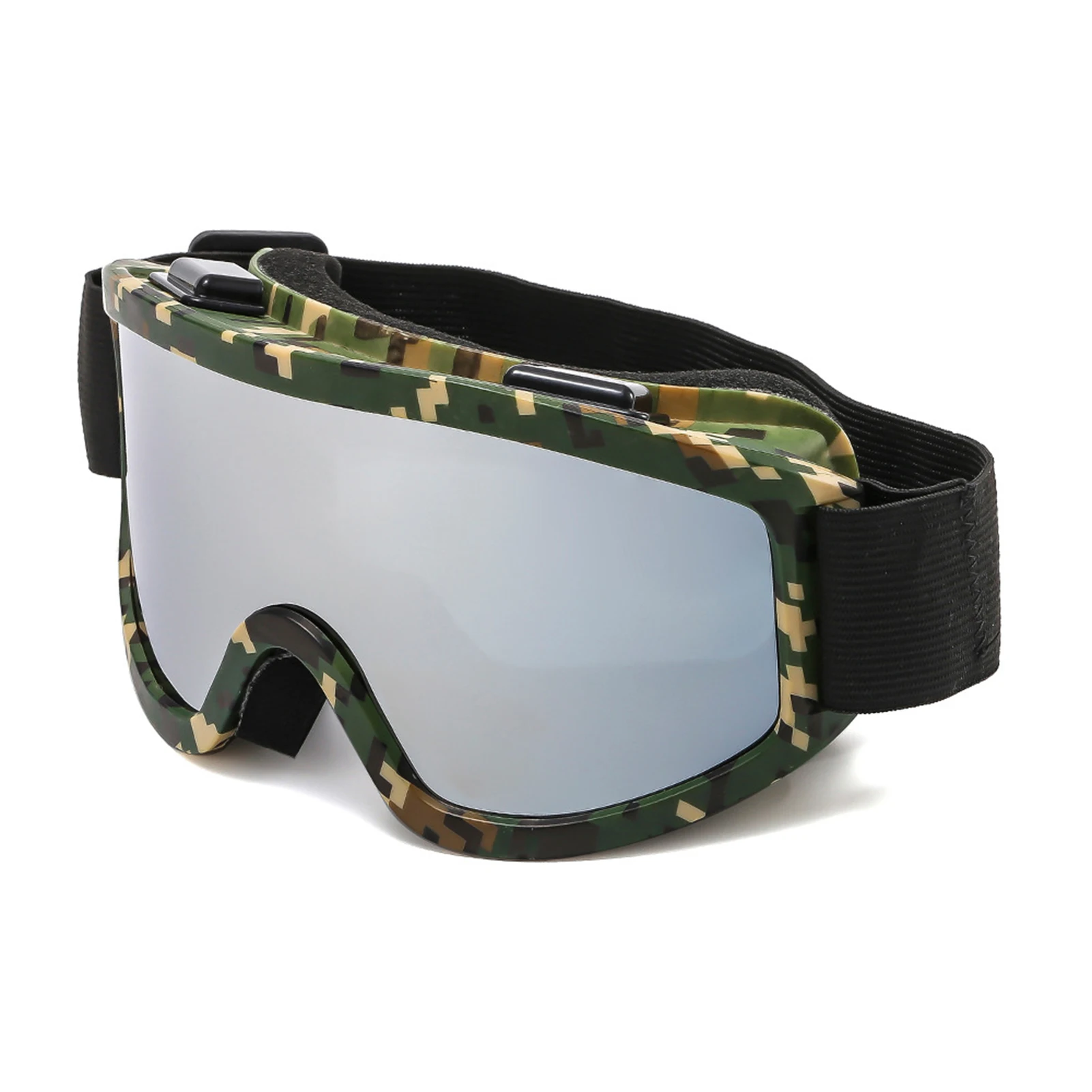 Enhanced Outdoor Snow Sports Ski Goggles with Colorful Anti-Glare Lens