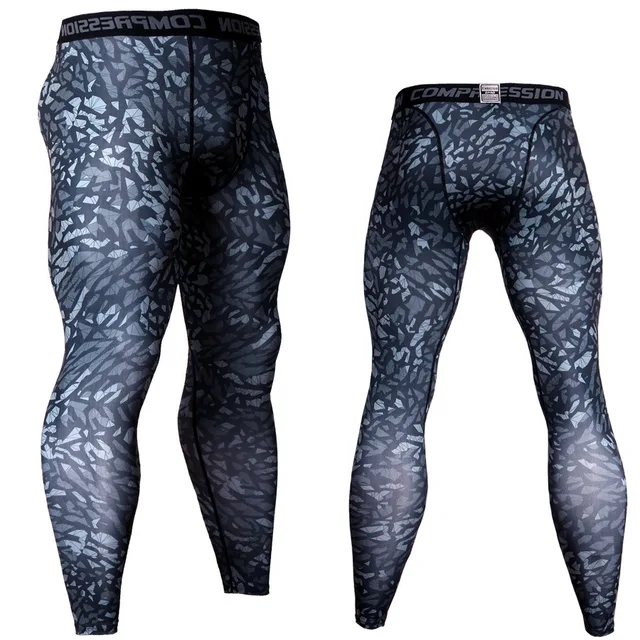 Running Compression Pants Tights Men Sports Leggings Fitness Sportswear Long Trousers Gym Training Pants Skinny Leggins Hombre C4