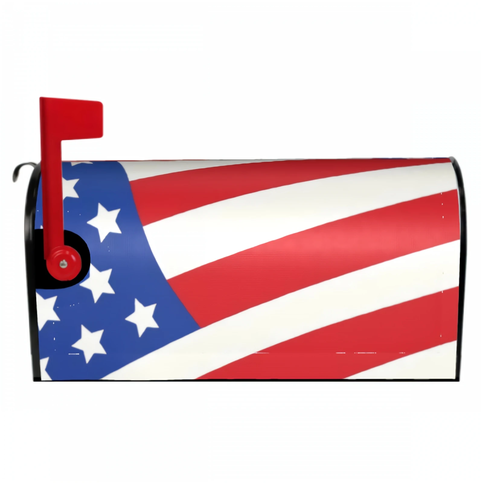 American Flag Magnetic Mailbox Covers 21x18 Inch Patriotic Mailbox Wraps Post Letter Box Covers for Garden Yard Home Decor