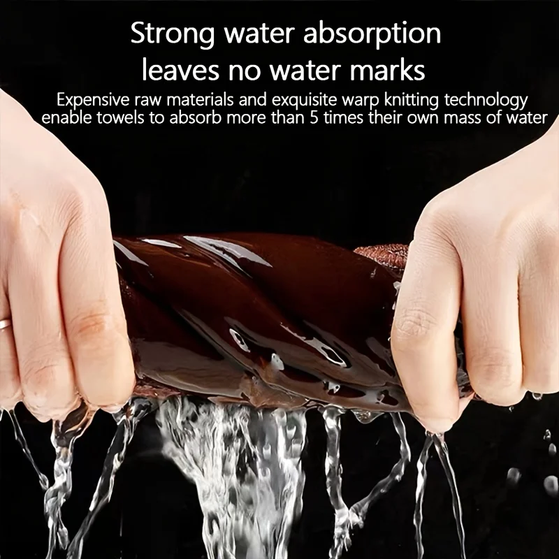 1pc Suede Double-sided Absorbent Traceless Reusable Glass Cleaning Cloth For Windows Cars Kitchen Mirrors