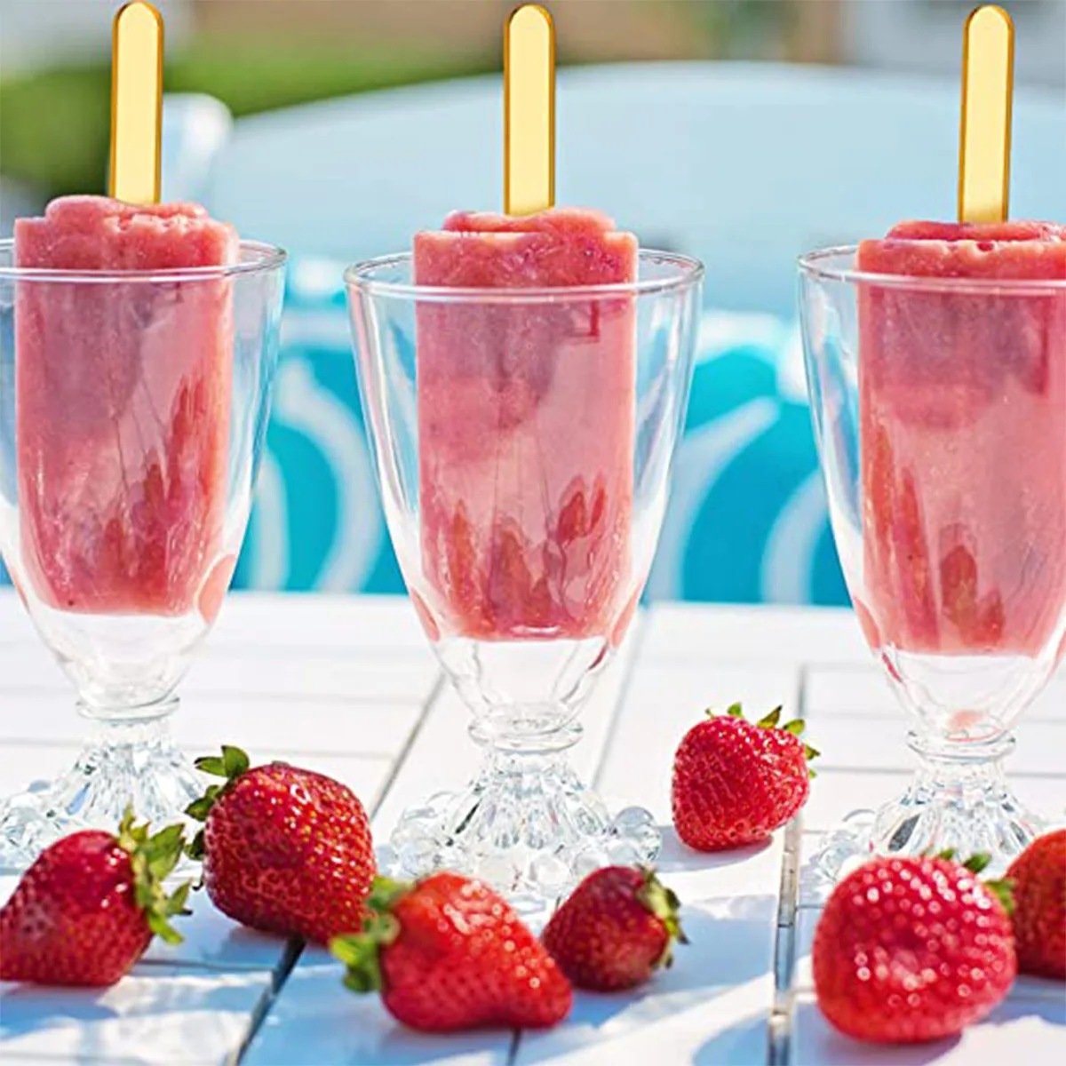 

10/20/50/100pcs Multicolor Acrylic Ice Cream Ice Cream Mold Stick DIY Kids Model Stick Homemade Cake Stick Popsicle Stick.