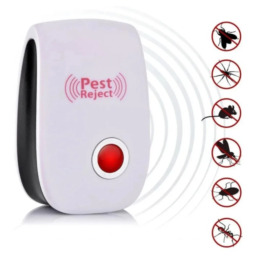 EU/US/UK/AU Plug Ultrasonic Pest Repeller Electric Insect Killer Zapper Non-toxic Mosquito Cockroach Repellent For Home Garden