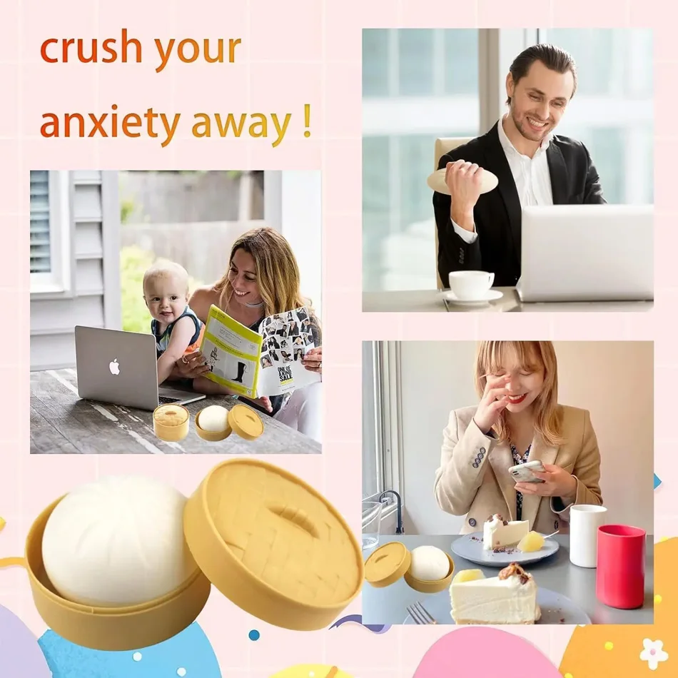 Dumpling Squishy Toy - Color Variety