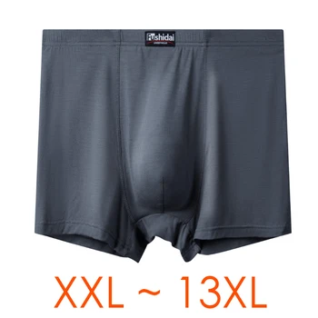 3 pz/lotto 13XL Uomini di Grandi Dimensioni Boxer Più Il Formato Mutandine Mutande Biancheria Intima Uomo Mutande 8XL 9XL 10XL Boxer Pantie Shorts 1