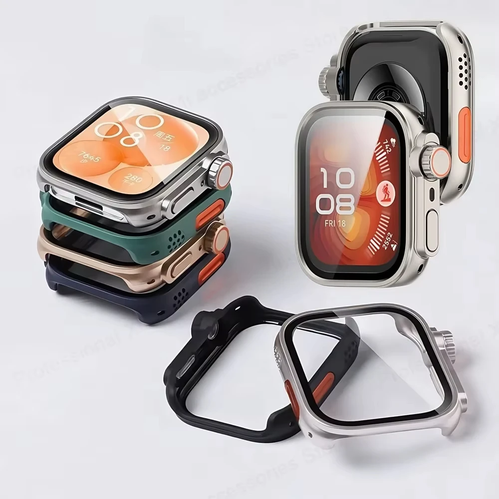 Premium Tempered Glass & PC Protective Bumper Frame