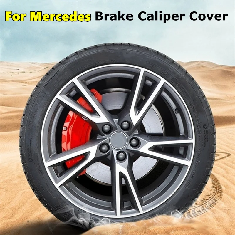 Per Mercedes Benz Car Brake Caliper Cover In Lega Di Alluminio Anteriore Ruota Posteriore Kit Esterno Fit Cla Cls Sqs Gle Gls Suv Amg