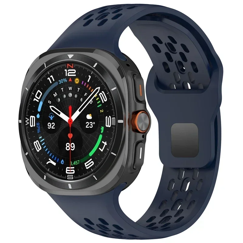 Breathable Silicone Sports Watchband Bracelet