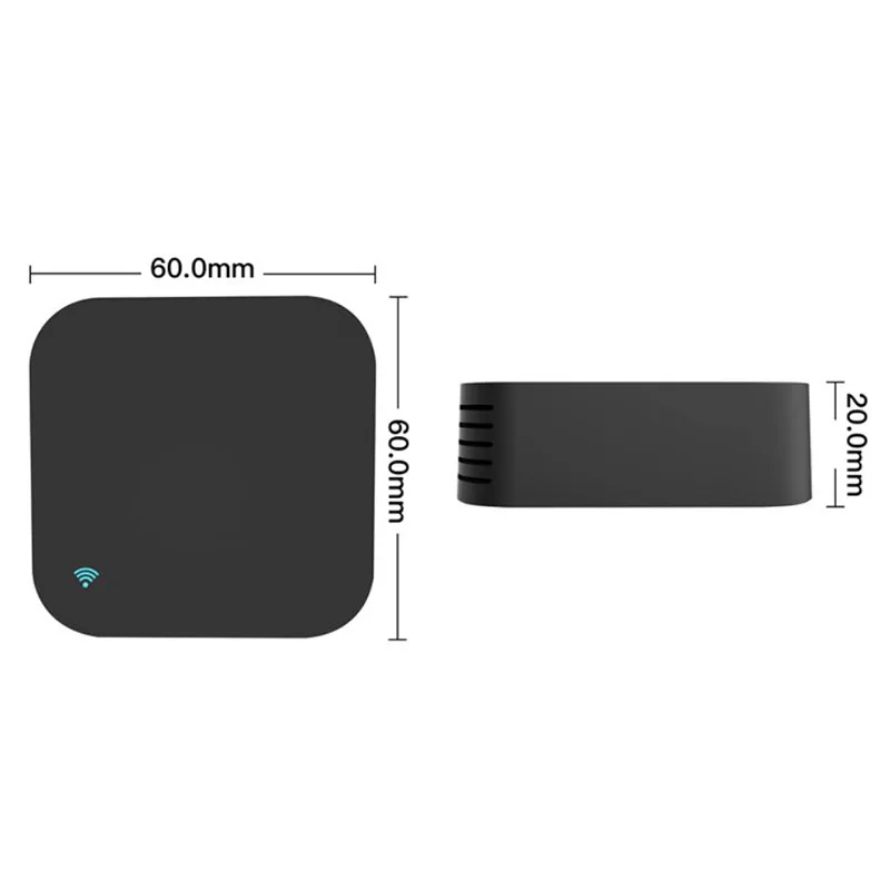 IR Aircondition/TV 용 Tuya Smart WIFI + IR + RF 원격 APP 컨트롤러 smart Home 용 Alexa /Google 홈으로 범용 브리지 작동