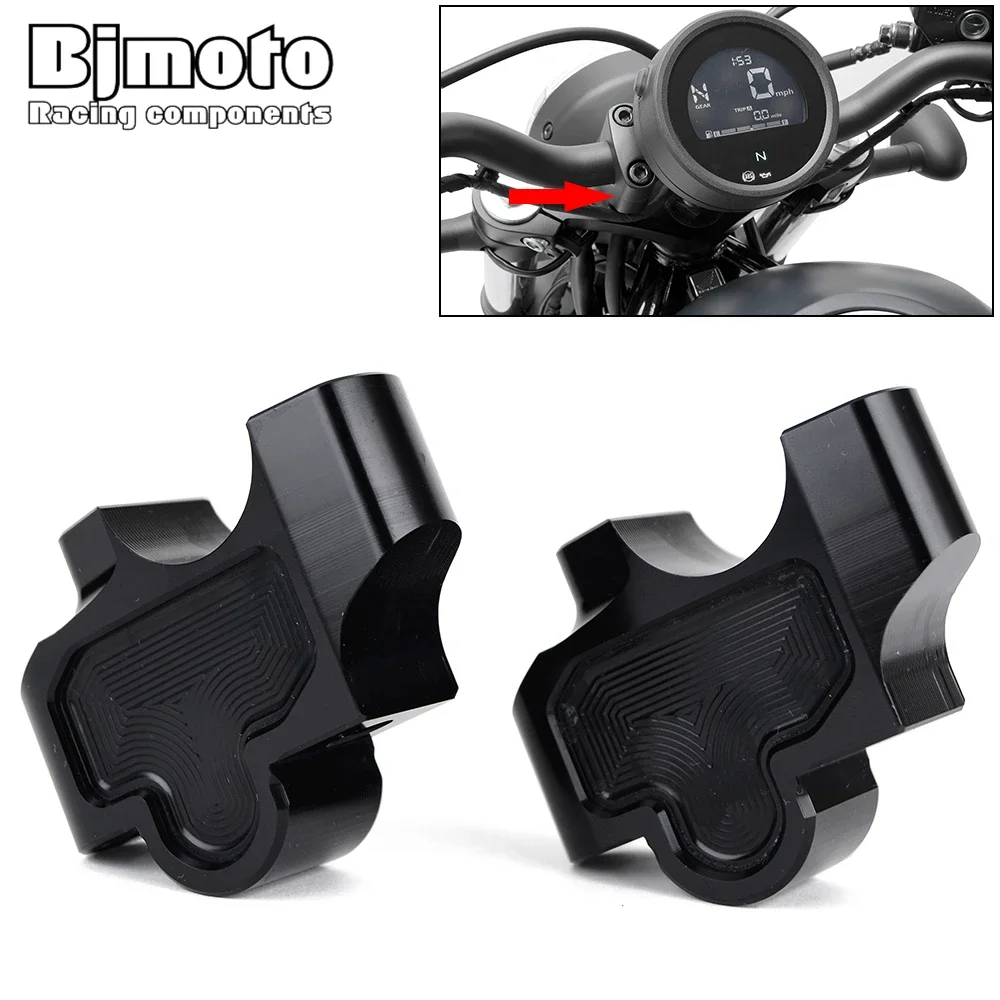 

Handlebar Riser Adapter for Honda CMX300 CMX500 CM300 CM500 CM CMX 300 500 1100 CM1100 CMX1100 2017-2021 Handle Bar Clamp