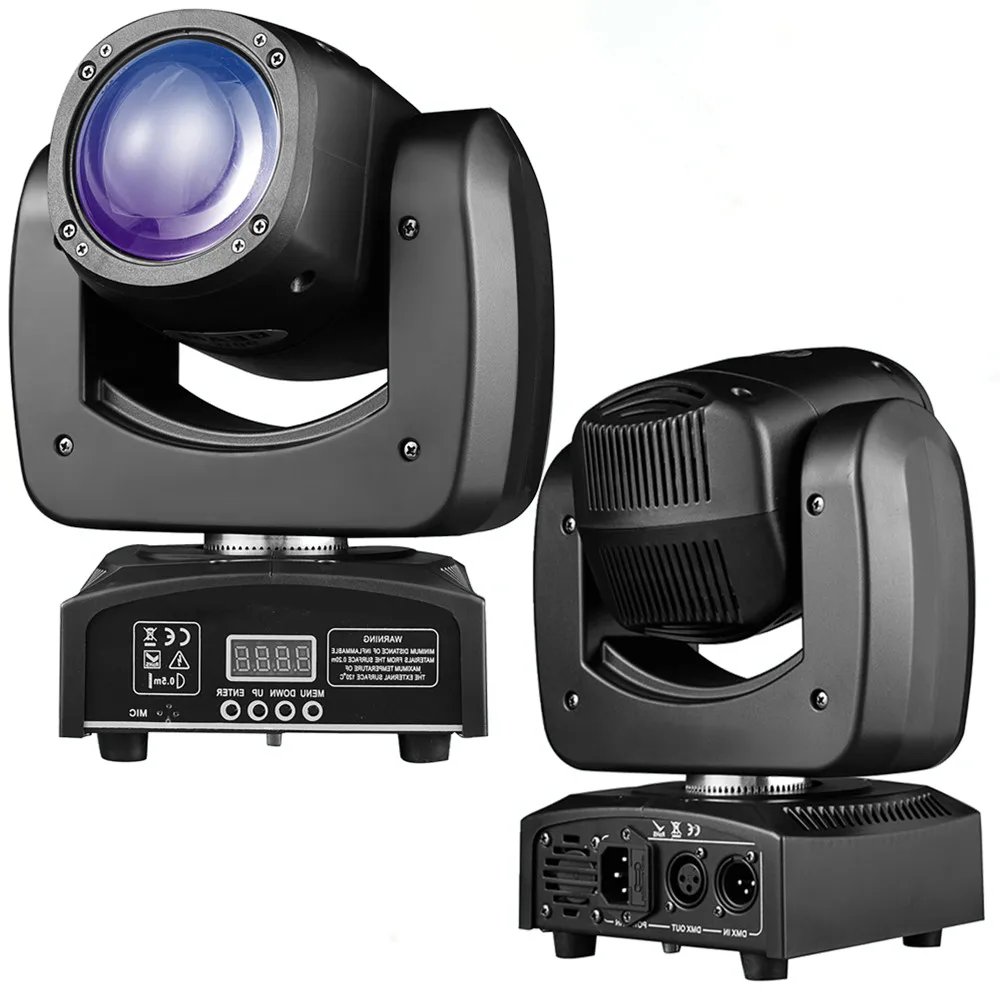 

90W Mini Beam Movind Head Lights RGBW 4in1 Super Bright DJ Spot Light Dmx Control Disco Dj LED Moving Head Lights