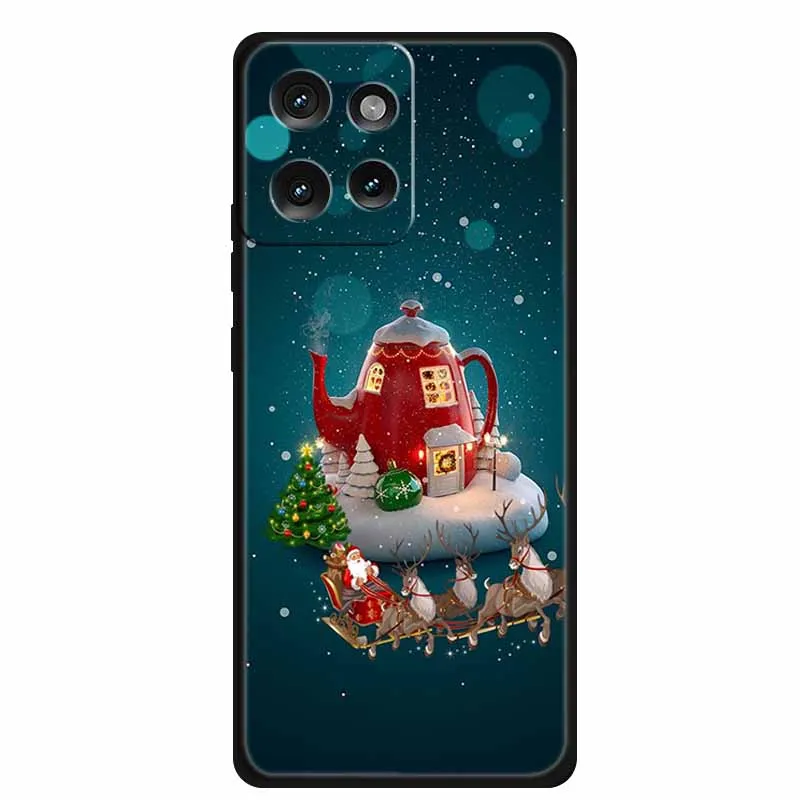 Festive Holiday Silicone Case - Soft TPU Protective Cover with Christmas Design